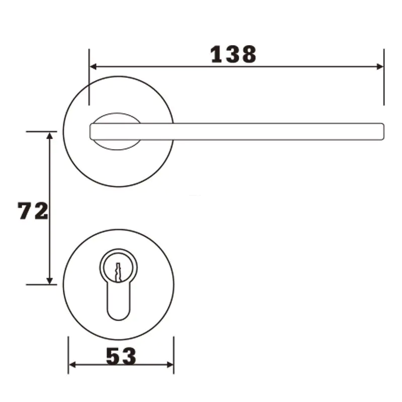 FUYU lock security locks for gates in china for wooden door