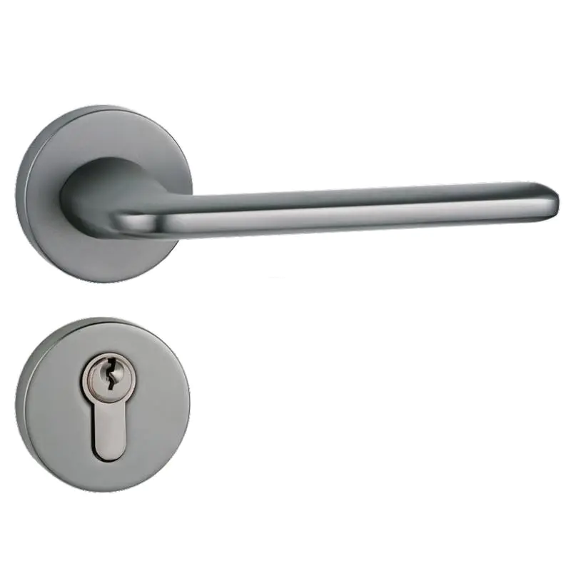 durable lever on rose door handle in china for entry door