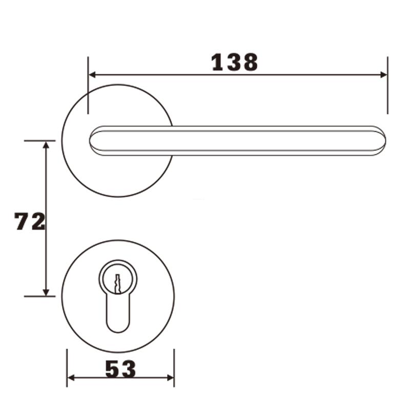 FUYU electronic deadbolt door lock company for wooden door-3