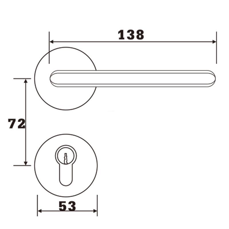 FUYU electronic deadbolt door lock company for wooden door