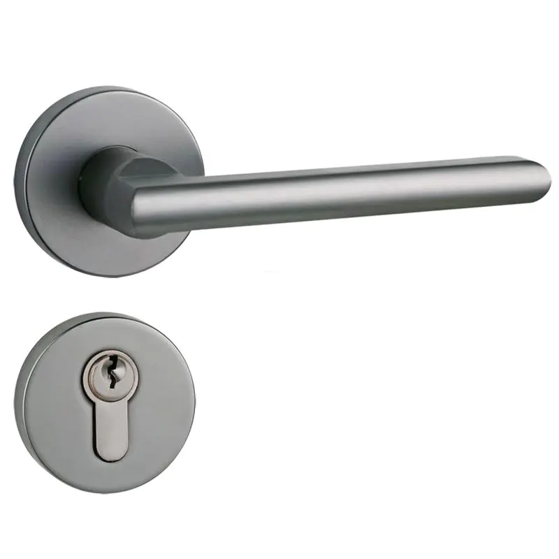 FUYU lock top gold door handles supply for mall