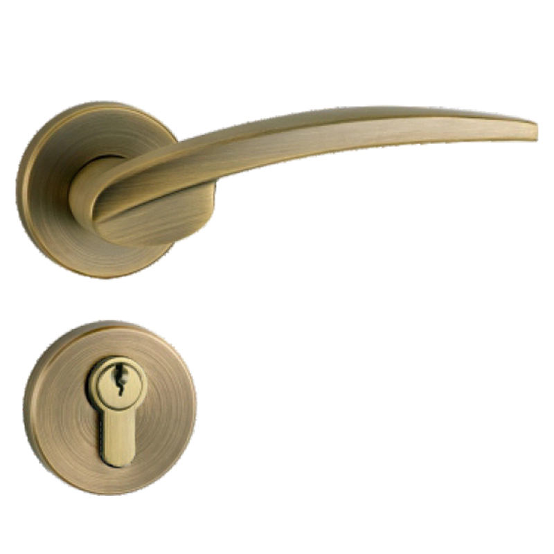 Traditional Style Room Door Lever Handle Lock