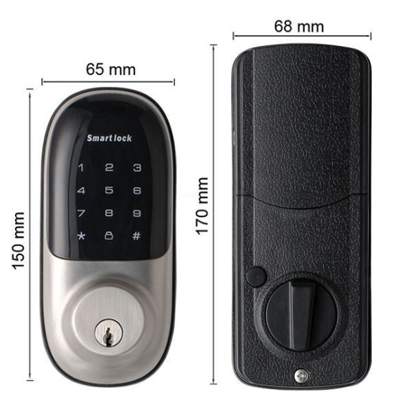 high security keyless entry locks in china for entry door-1