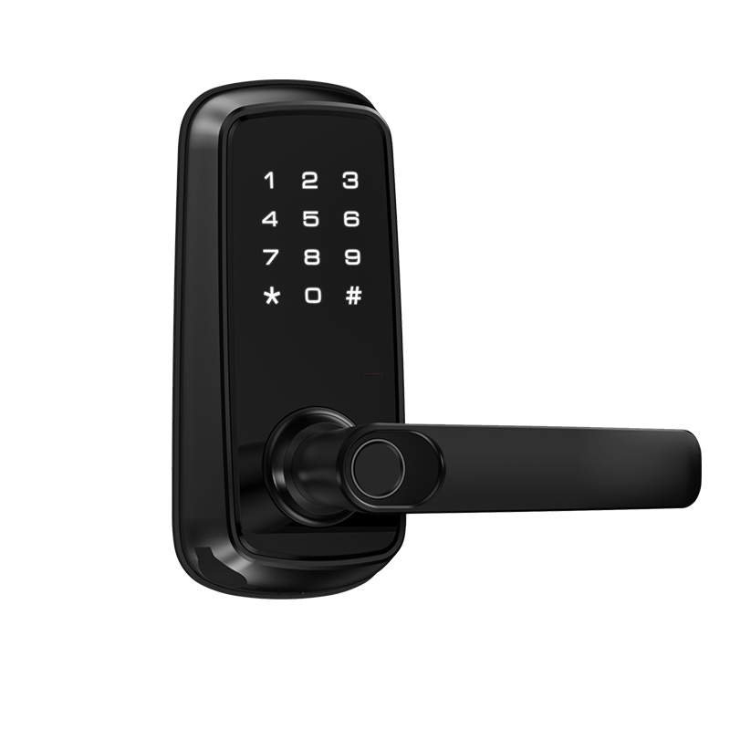 Electronic Door Lock  Fingerprint & PIN Code  Lock with TUYA Bluetooth Function, Smart Lock Door Handle