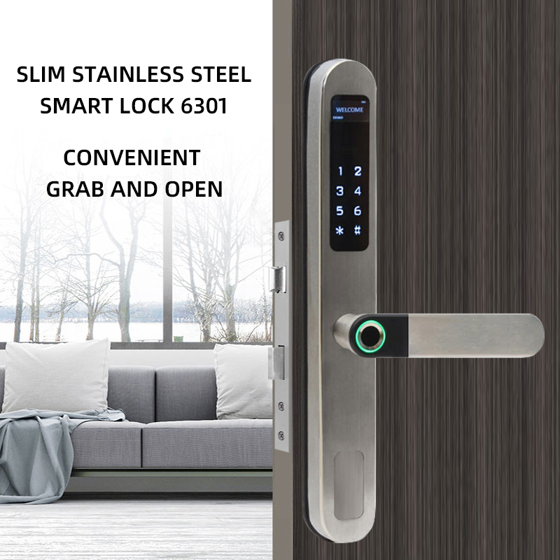 Stainless Steel Lock Eletronic Smart Lock 6301