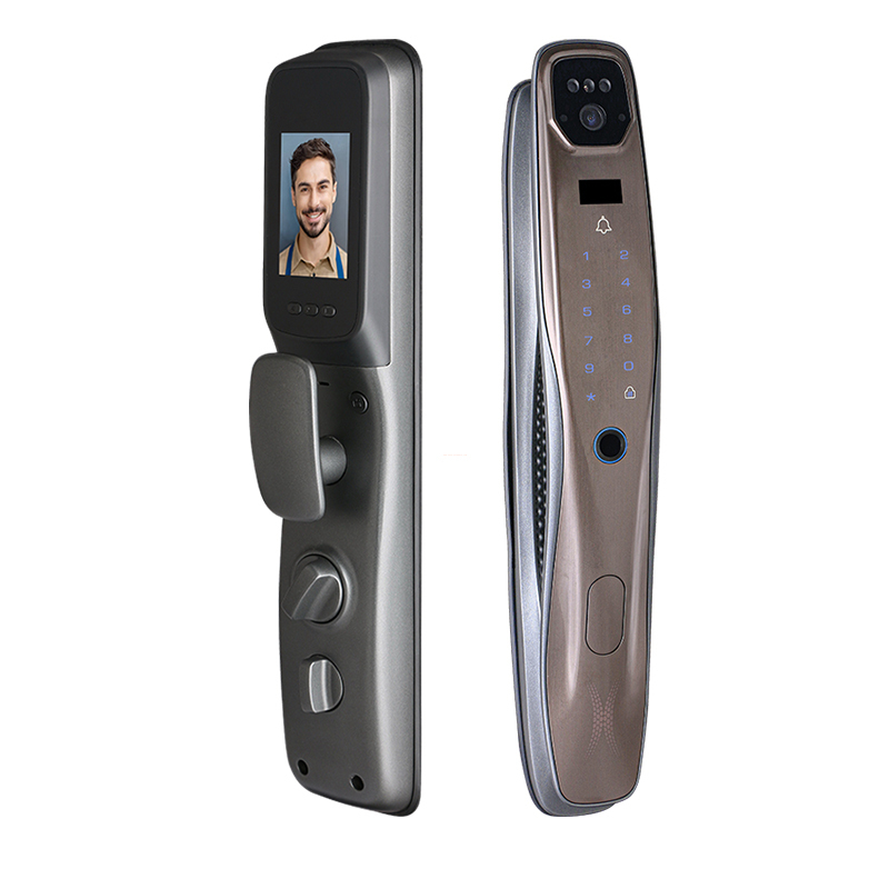 FUYU  3D Smart Face Recognition Door Lock Fingerprint Password USmart Go Digital Keyless Entry Door Lock