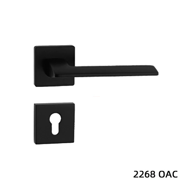 Simple Design Zinc Alloy Door Handle For Main Door Front Door Handle Lock
