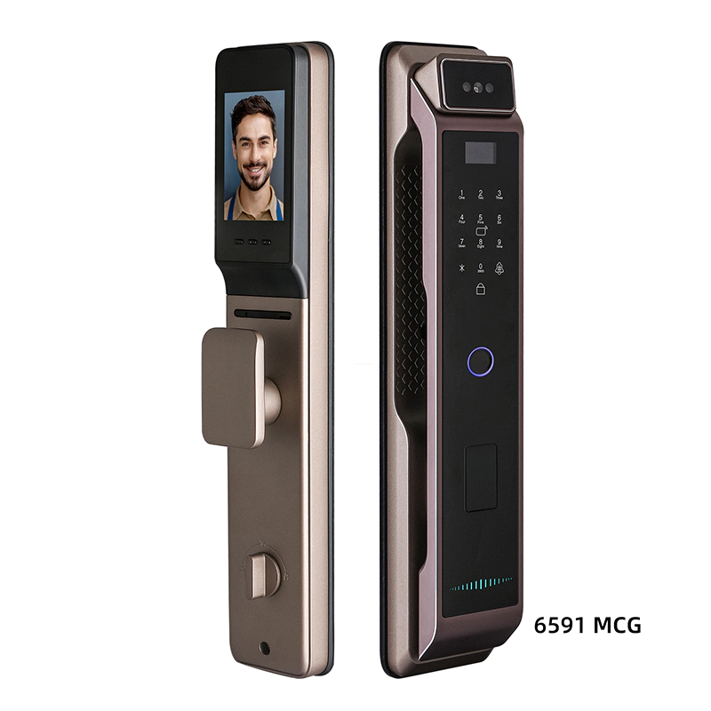 High Quality Door Lock 3D Face Recognition Finger Smart Door Lock Remote intercom Smart lock