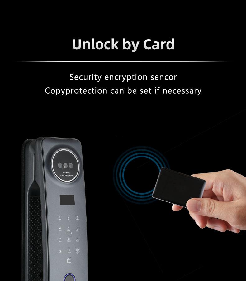 product-FUYU lock-Smart Door Lock With Camera 3D Face Recognition Door Lock Security Fully Automatic-1