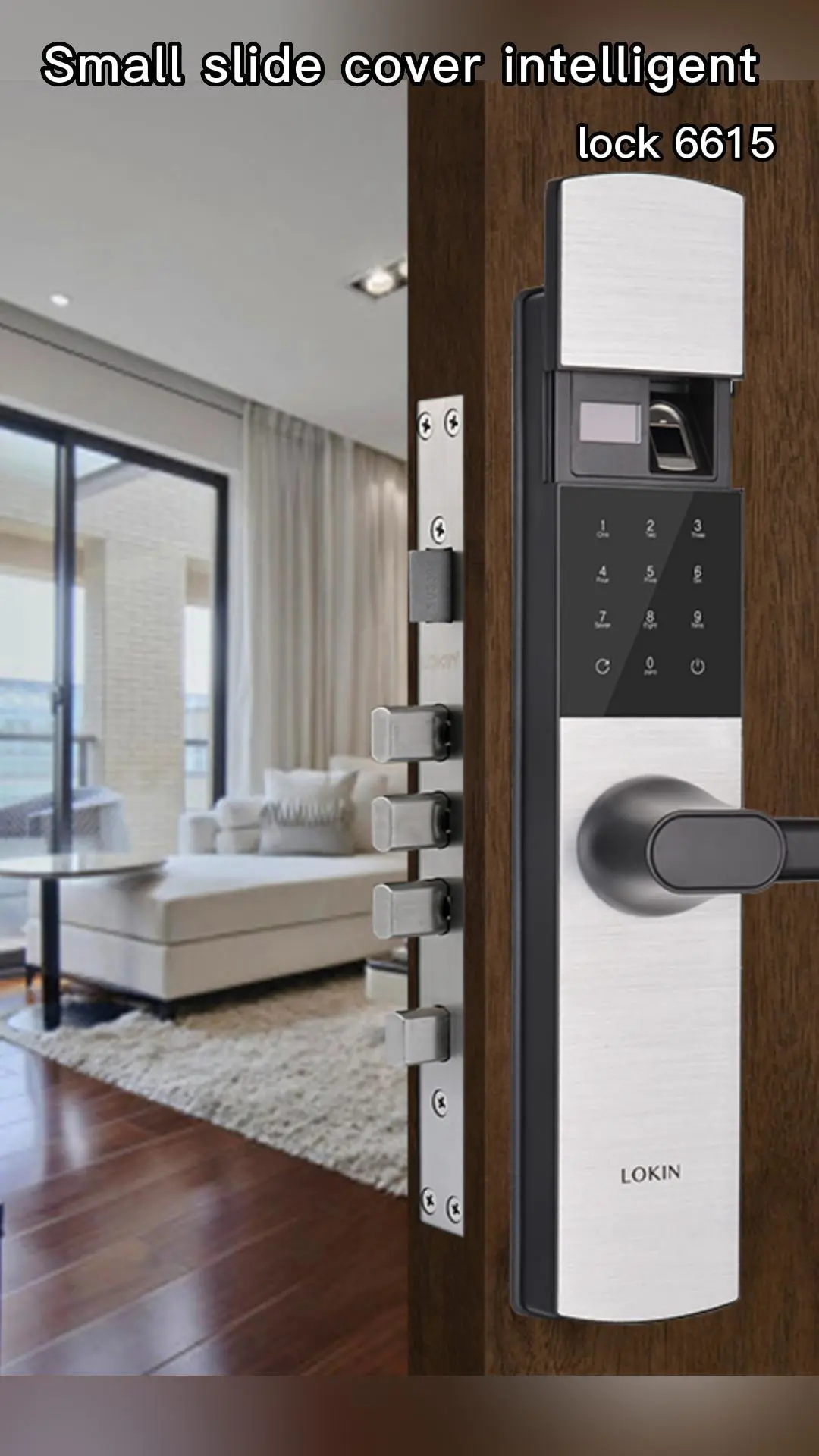 Smart  Lock For Front Door Fingerpint  Key Free Digital Lock