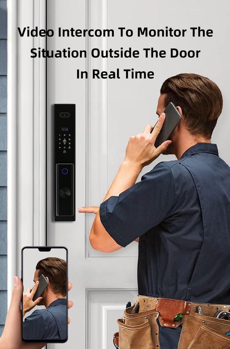 news-New Product 3D Face Recognition Lock Smart Door Lock-FUYU lock-img-1
