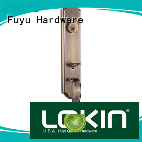 sale zinc alloy mortise handle door lock with latch for shop FUYU