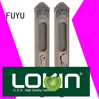 FUYU online zinc alloy door lock for wooden door with latch for shop