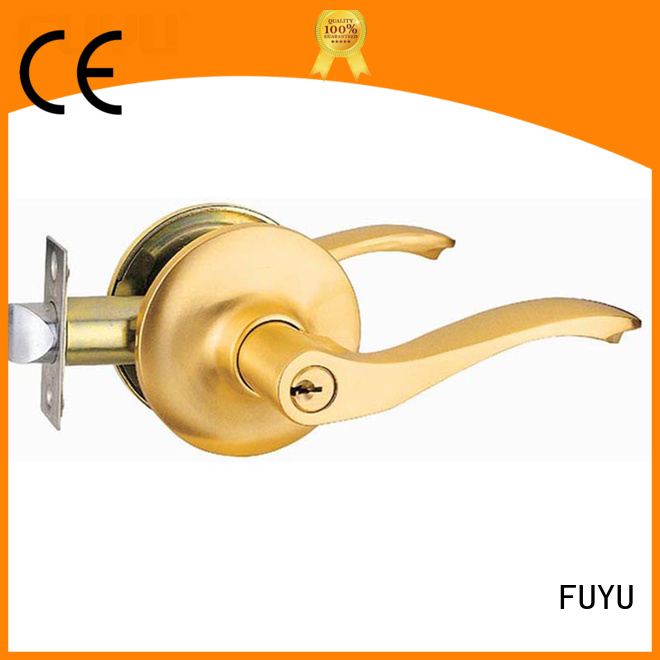 FUYU high security exterior door locks on sale for mall