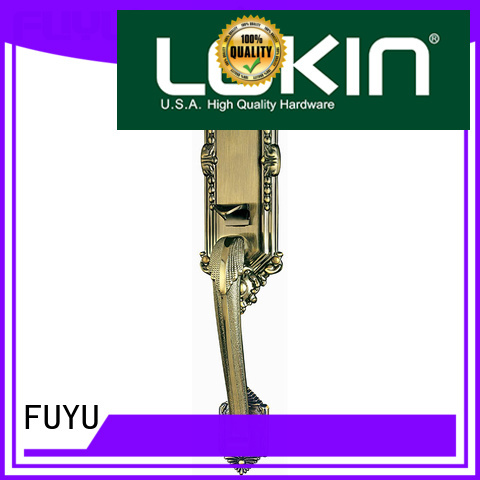 FUYU high security door handle lock with latch for mall