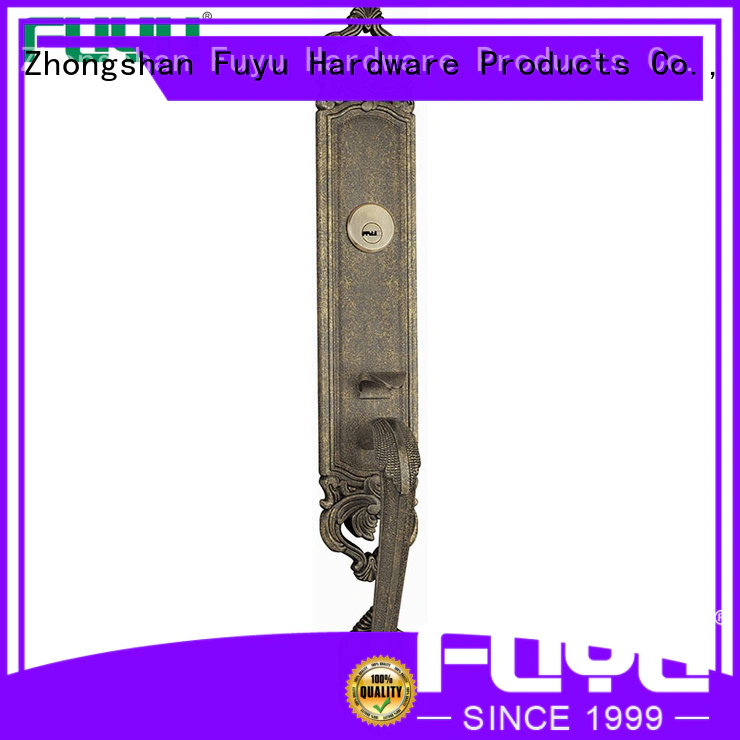 FUYU solid zinc alloy entry door lock entry shop