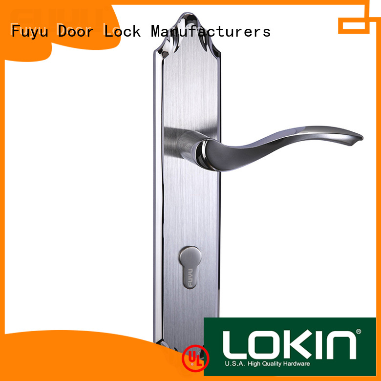 durable aluminium door lock two with international standard for mall