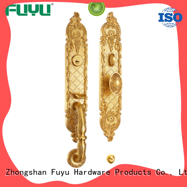 FUYU apartment brass lock on sale for wooden door