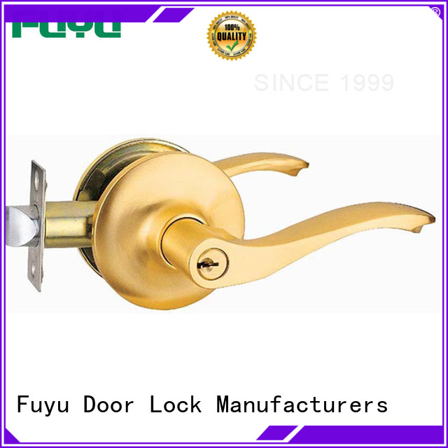 durable simple door lock thumb with latch for mall