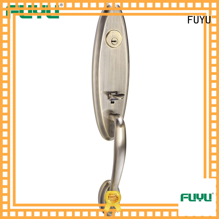 FUYU style zinc alloy door lock factory with latch for entry door