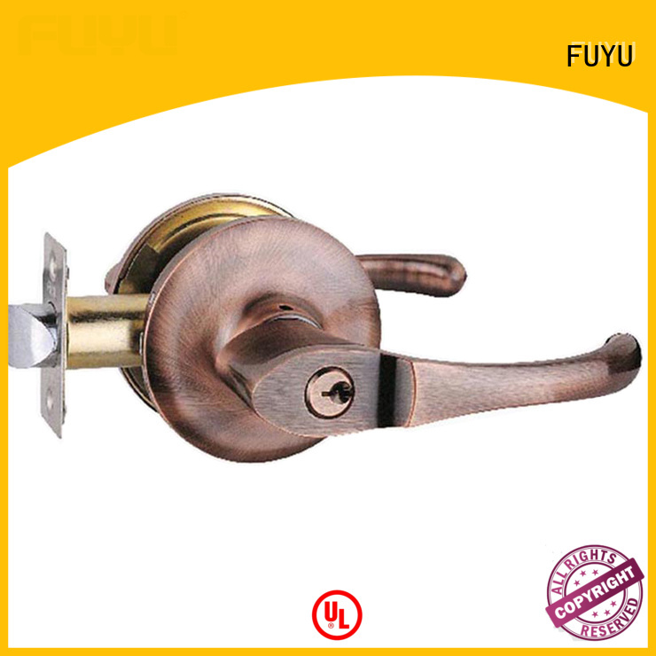 FUYU exterior entrance door locks extremely security for entry door