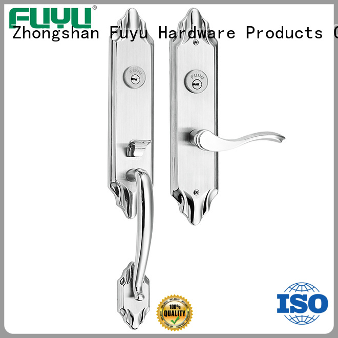 FUYU stronge customized stainless steel door lock with international standard for wooden door