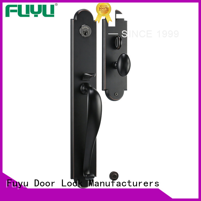 FUYU quality grip handle door lock manufacturer for shop