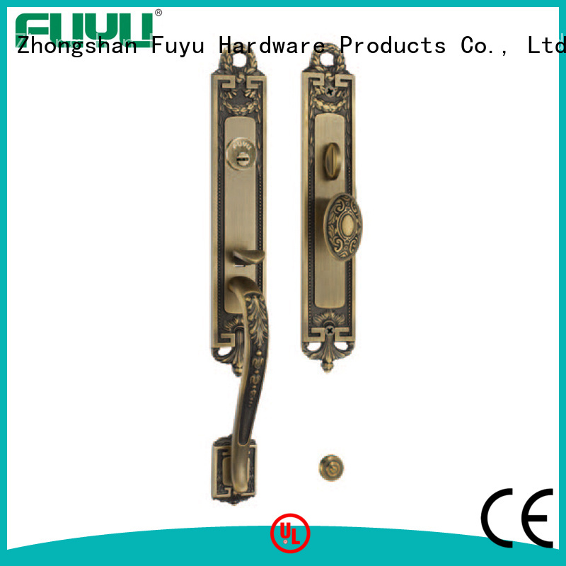 FUYU custom handle door lock manufacturer for wooden door