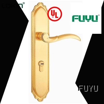 FUYU durable zinc alloy handle door lock on sale for entry door
