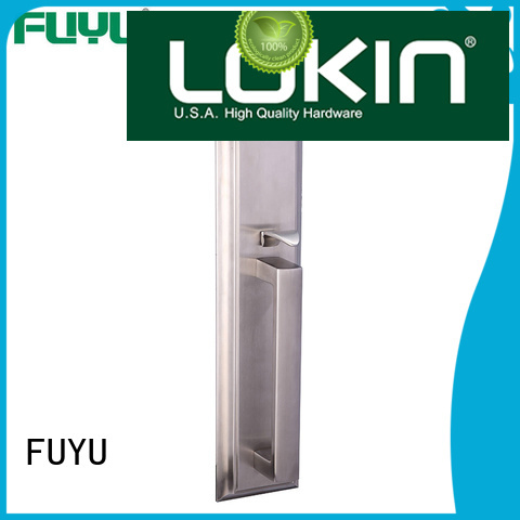 FUYU security stainless steel security door lock extremely security for shop