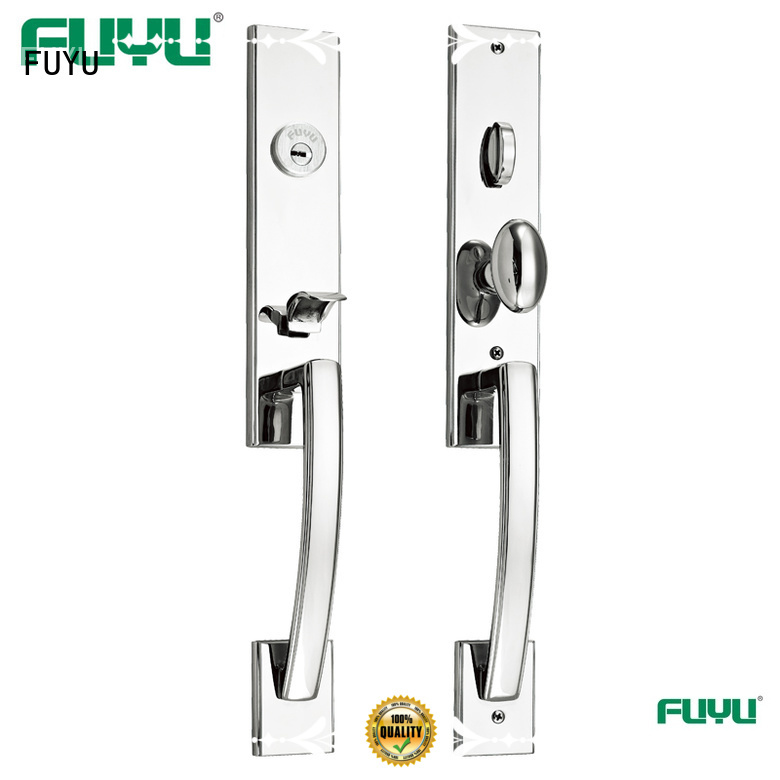 FUYU ss stainless steel handle door locks on sale for home