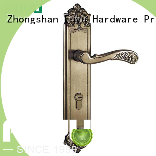 FUYU fittings simple door lock with latch for entry door