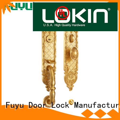 FUYU enter brass bathroom door locks with latch for mall