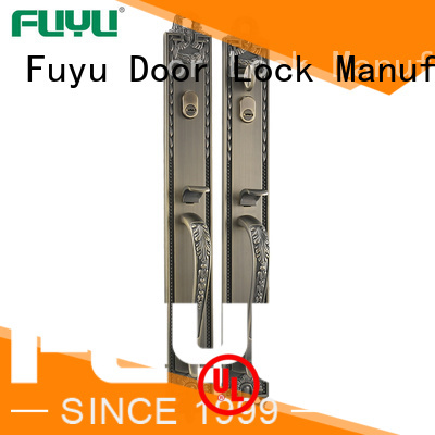 FUYU grip handle door lock supplier for wooden door