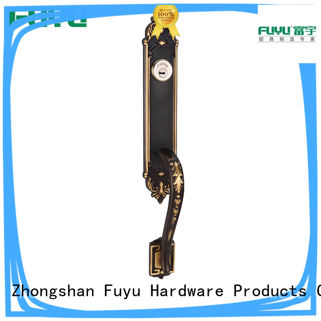FUYU custom brass mortice lock with latch for home