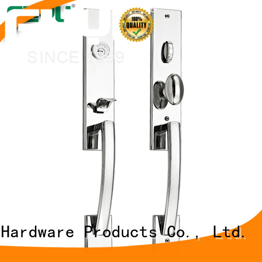 FUYU stronge stainless steel sliding door lock stainless for shop
