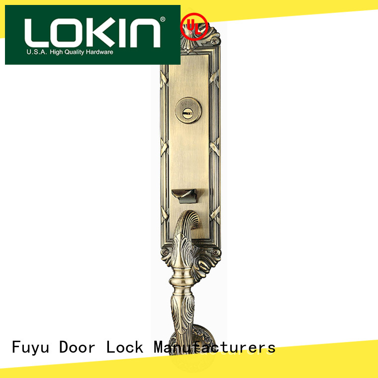 FUYU quality zinc alloy door lock for wooden door on sale for mall