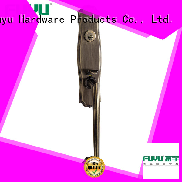 FUYU online zinc alloy mortise door lock with latch for mall