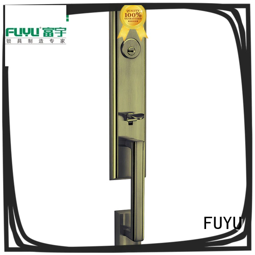 FUYU quality door lock design with latch for shop