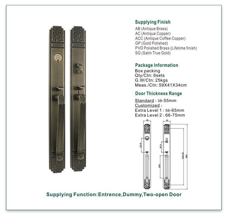 FUYU best handle door lock manufacturer for shop-1
