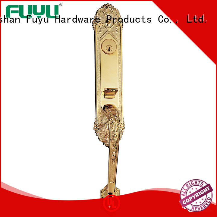 FUYU different zinc alloy door lock for metal door with latch for entry door