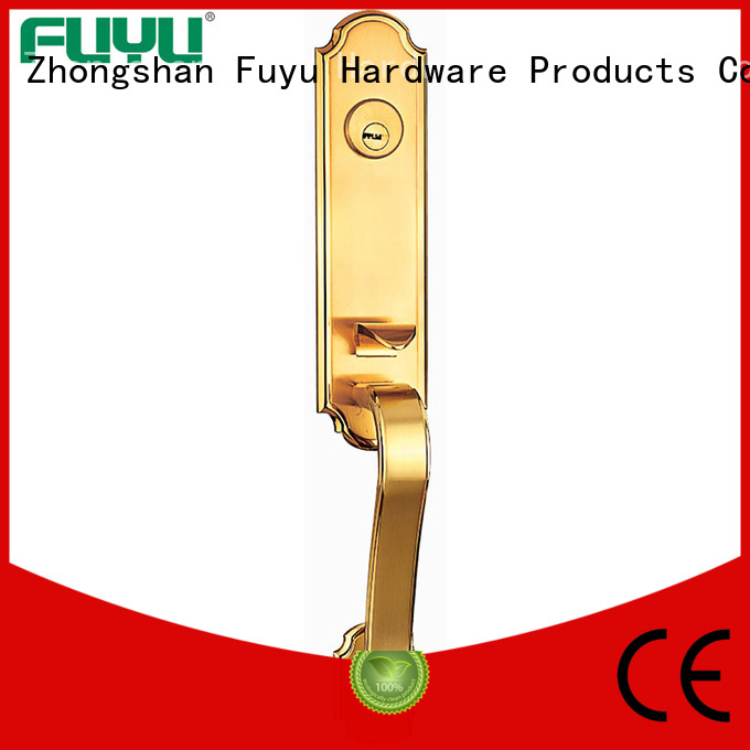 FUYU quality zinc alloy door lock for wooden door with latch for mall
