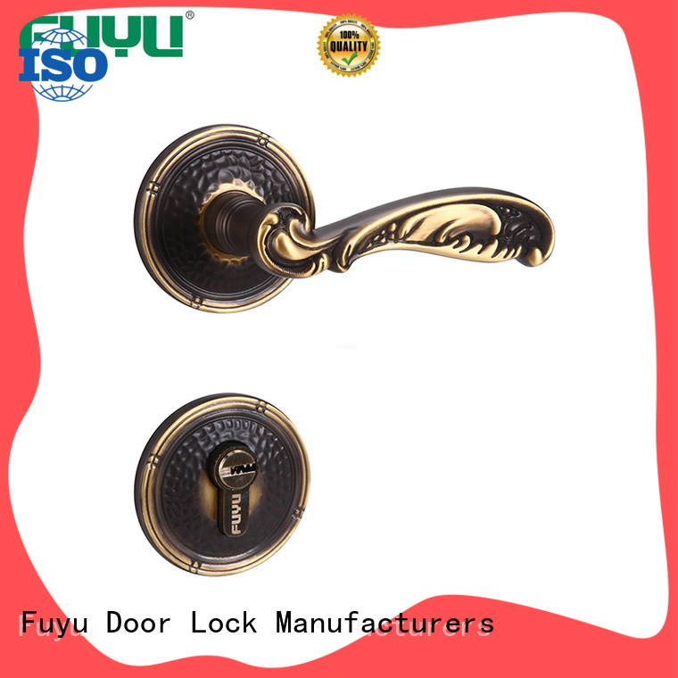 FUYU enter anti theft door lock with latch for shop