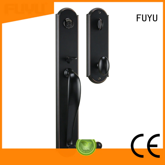 FUYU zinc tubular knob lock zinc for shop
