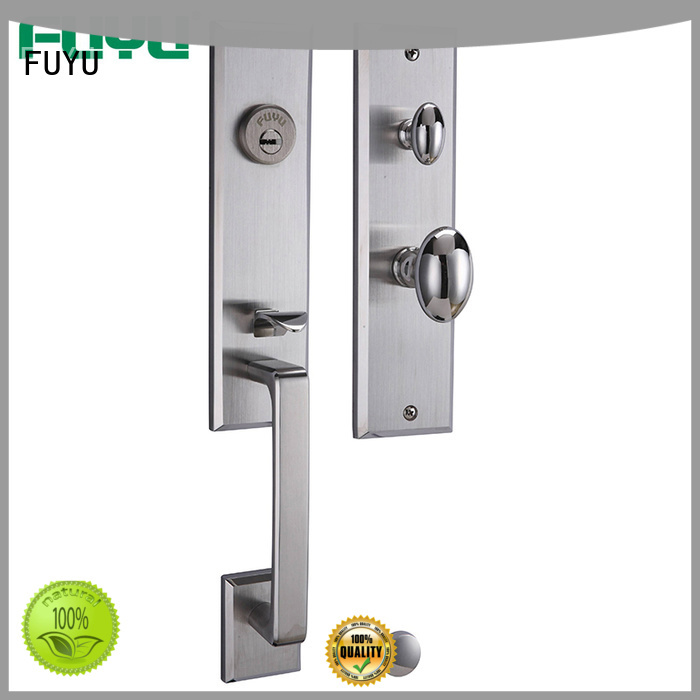 handle stainless steel mortice lock with international standard for mall FUYU
