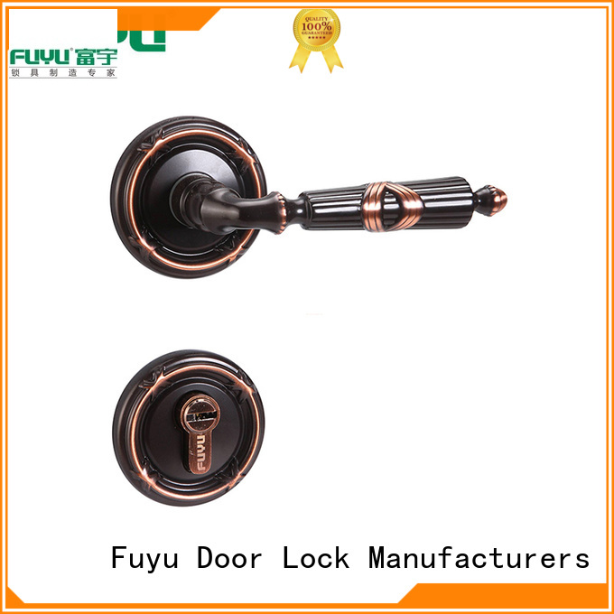 FUYU best security door handle lock supplier for home