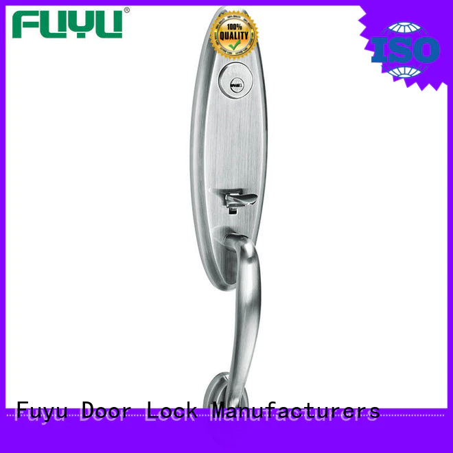 FUYU durable door lock design with latch for shop