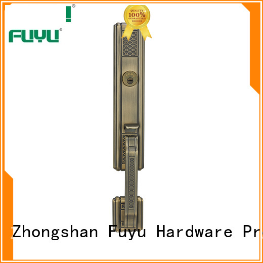 zinc alloy mortise handle door lock wood for shop FUYU