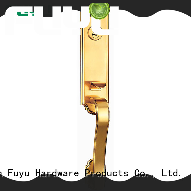 handle anti-theft zinc alloy door lock front for shop FUYU