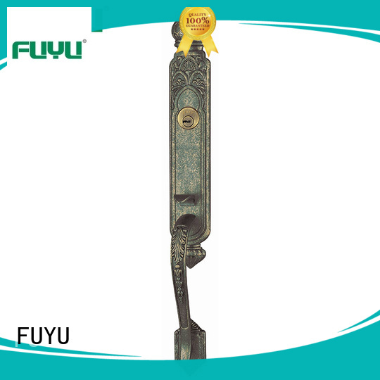 FUYU quality customized zinc alloy door lock with latch for shop
